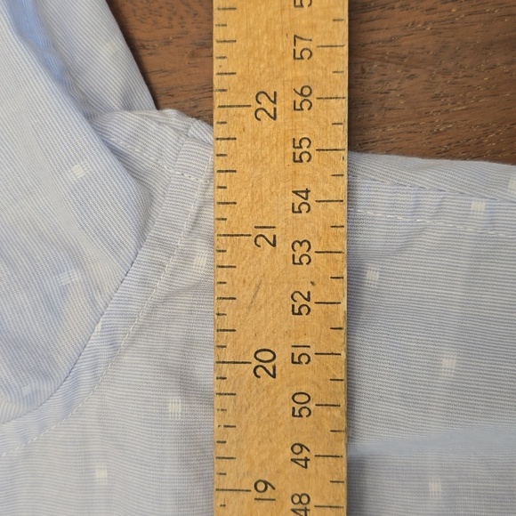 A/X ARMANI EXCHANGE Light Blue Men's M Shirt light Blue Long Sleeve - Picture 6 of 7